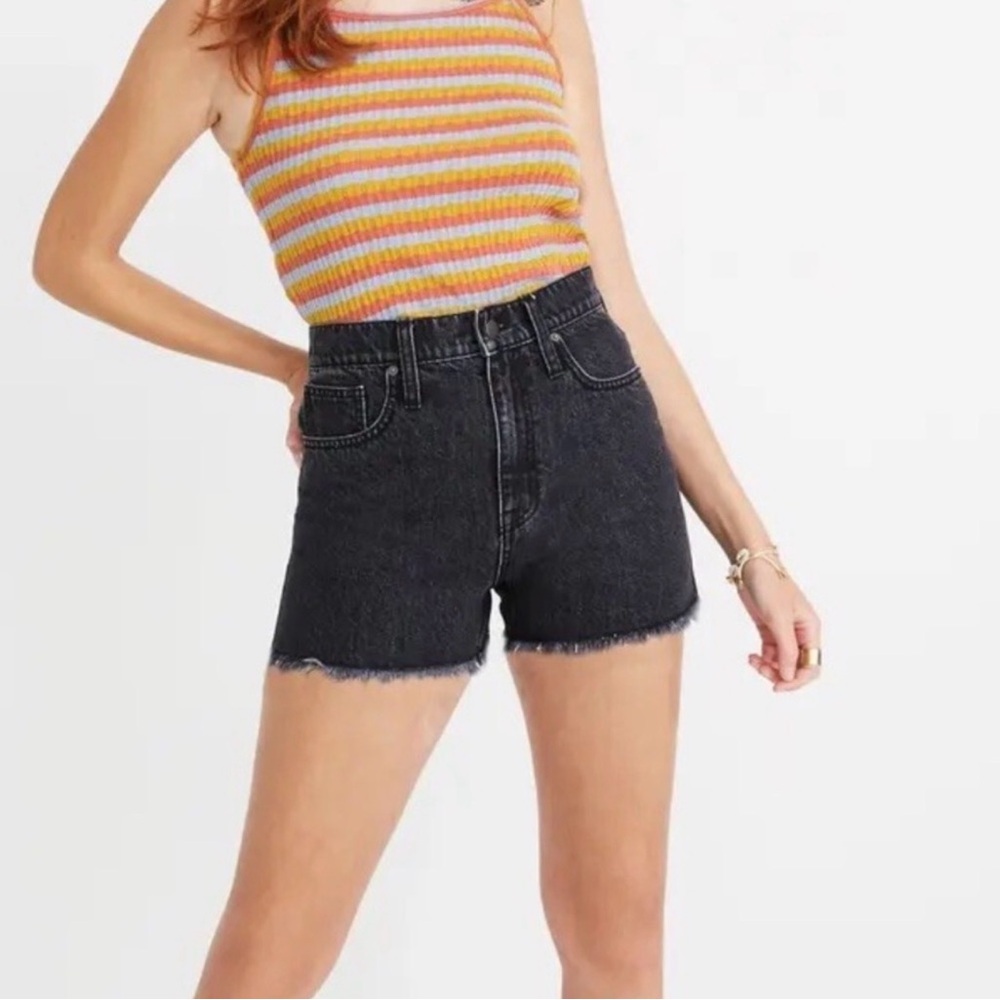 Madewell The Perfect Jean Shorts Black